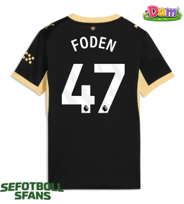 Manchester City Phil Foden #47 Bortatröja Kvinnor 2026-27 Kortärmad